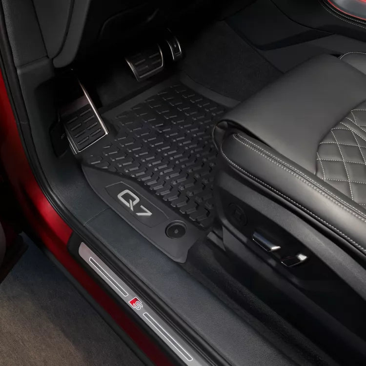 Juego De Alfombras Hule Delanteras Para Audi Q7
