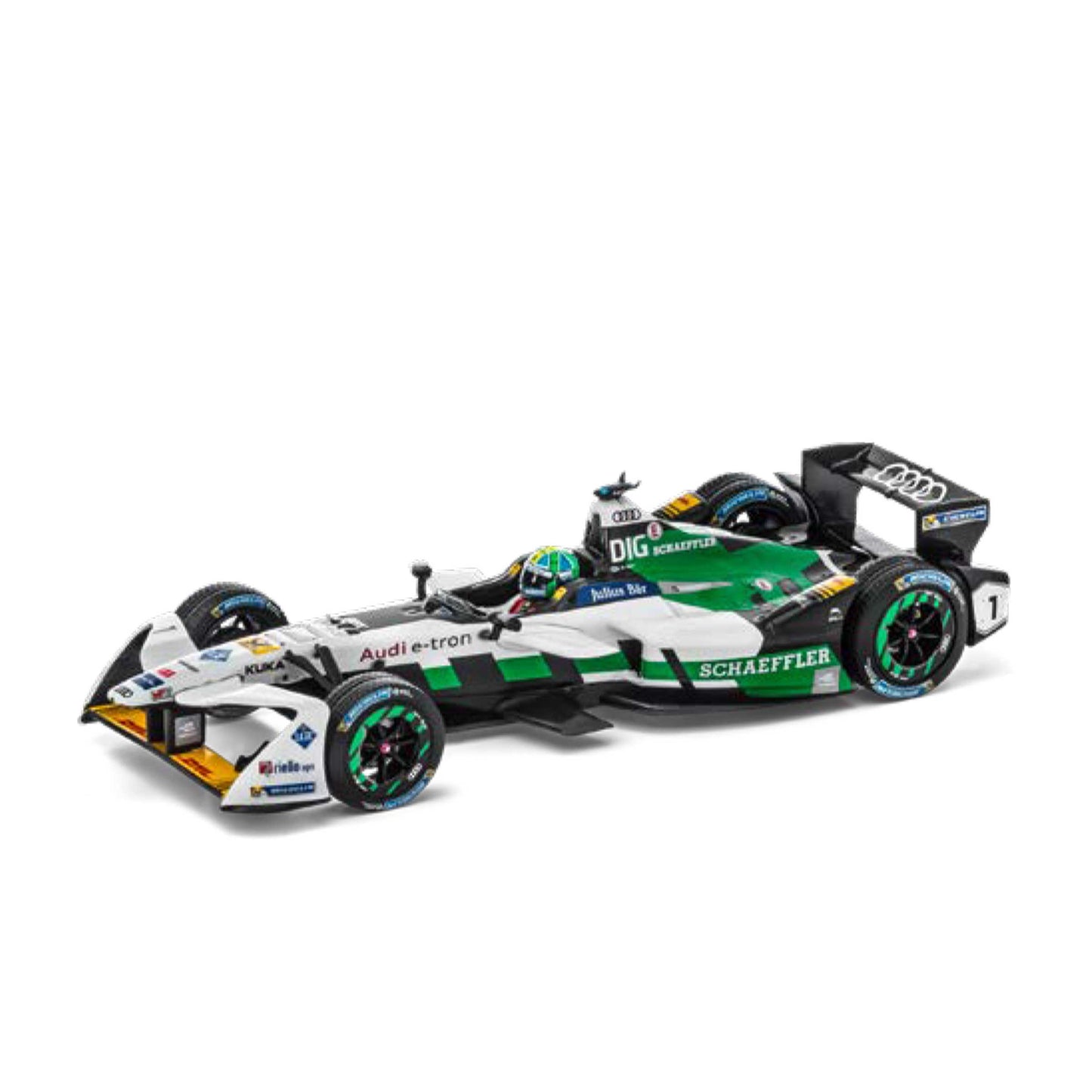 Carro A Escala 1:43 Audi E-Tron Team Formula E N°11