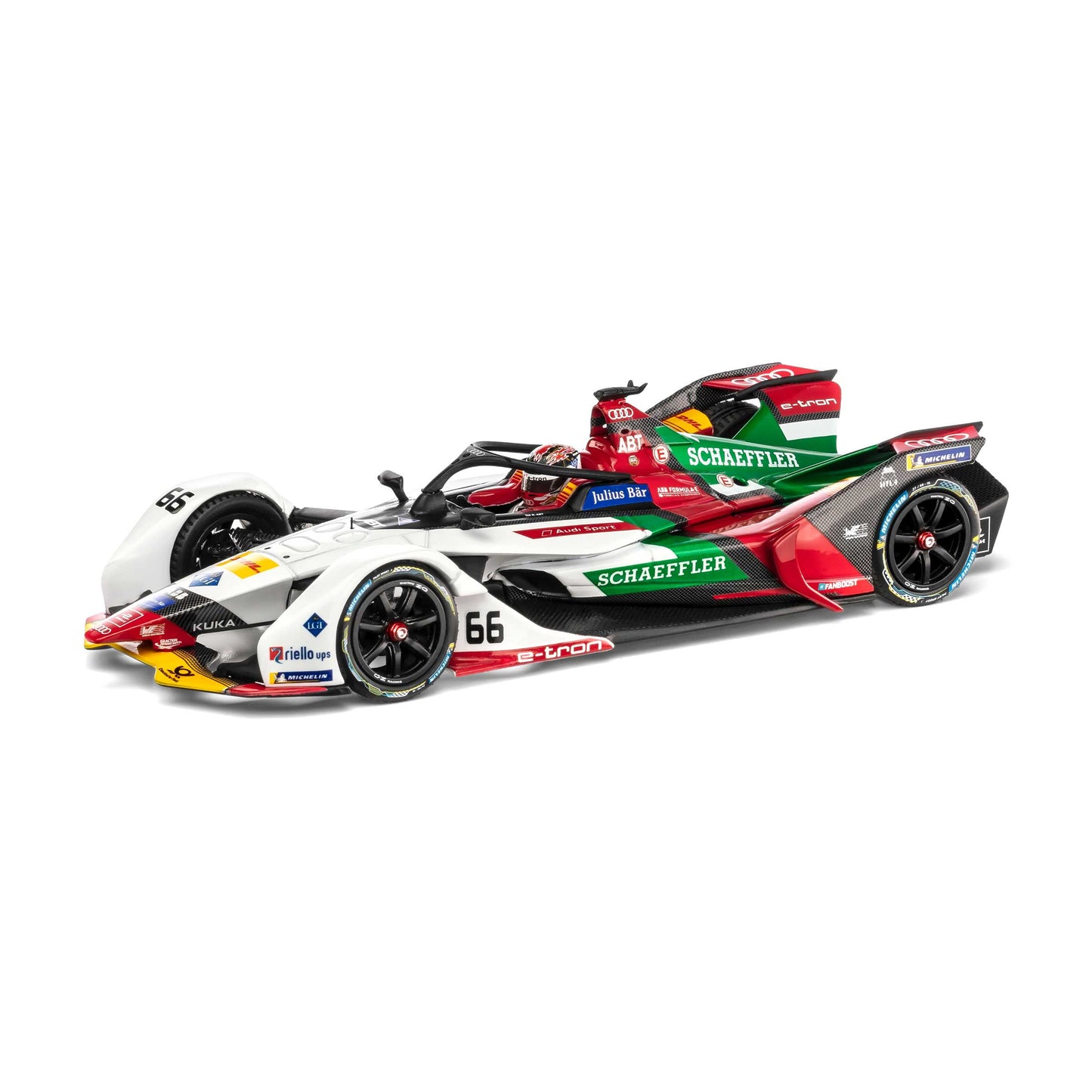 Carro A Escala 1:43 Audi E-Tron Team Formula E N°6