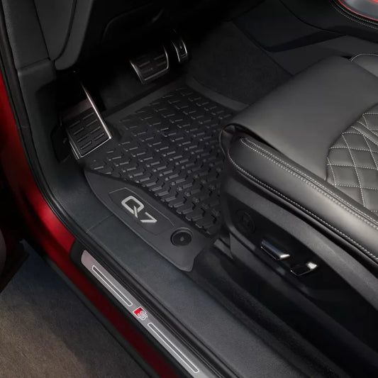 Juego De Alfombras Hule Delanteras Para Audi Q7
