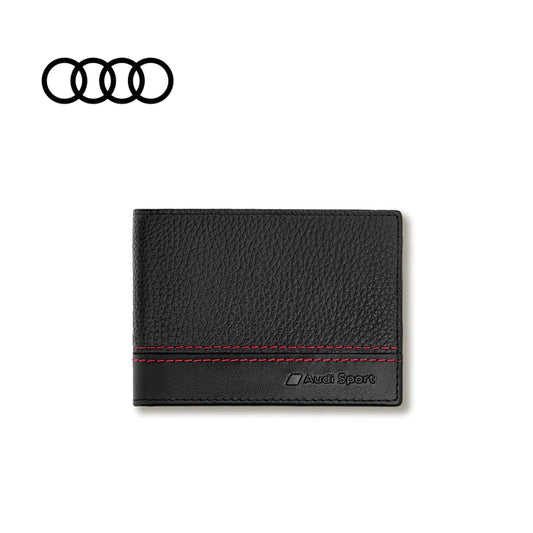 Billetera Audi Sport Negra/Roja
